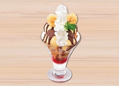 パリパリチョコバナナパフェ