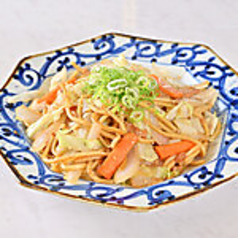 野菜たっぷり醤油焼きそば
