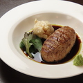 料理メニュー写真 極上わさび醤油のハンバ一グ