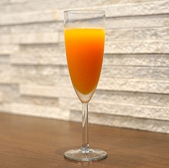 ブラッドオレンジのミモザ