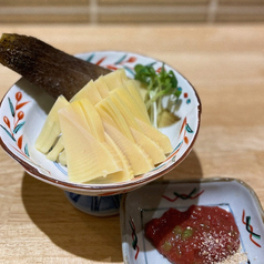 ★筍と梅わさび / 珈琲花豆とマスカルポーネ / 里芋のマッシュポテト