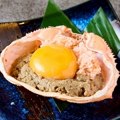 ずわい蟹の甲羅焼き