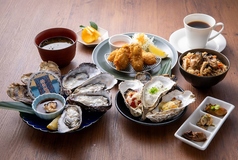 【ハレの日に最適◆極上の牡蠣を贅沢に心ゆくまでご堪能いただける豪華御膳！】かきテラス御膳5500円(税込)の写真