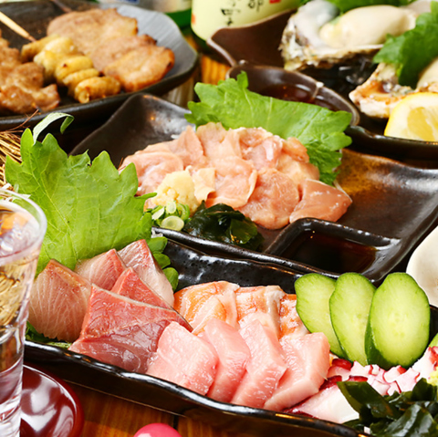 新鮮な魚介、焼き鶏は絶品です★ぜひ一度ご賞味下さい！