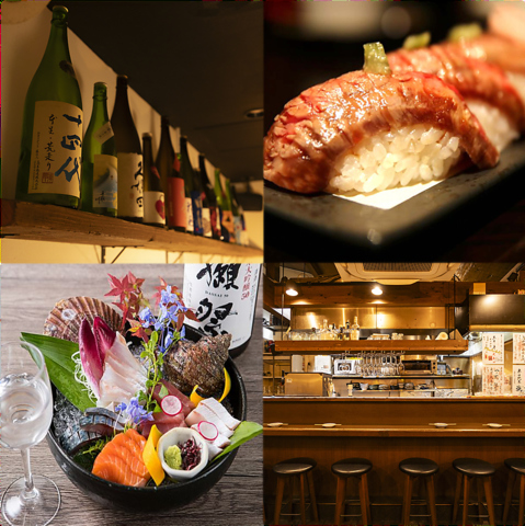 日本酒によく合う美味しい『牛・豚・馬・鶏』の肉料理と『海の幸』が大人気♪