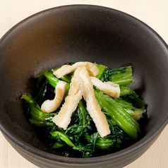 小松菜と揚げの煮物