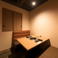 【半個室】 2名様から個室利用可能です クローゼット完備 【個室チャージなし】