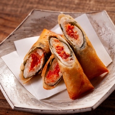 地鶏明太春巻き
