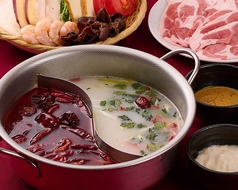 ラム肉と豆苗の麻辣火鍋セット