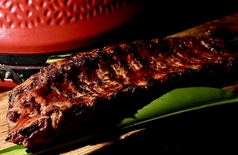 ベビーバックリブ テキサスBBQ1,4キロ以上。