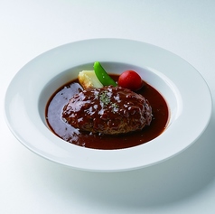 たっぷり木の子と熟成もろみの煮込みハンバーグ