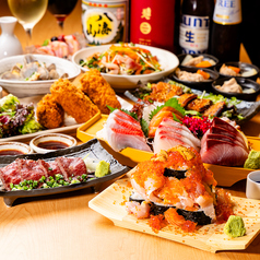 厳選まぐろと創作和食×3時間飲み放題 個室居酒屋　海王　神田店のコース写真