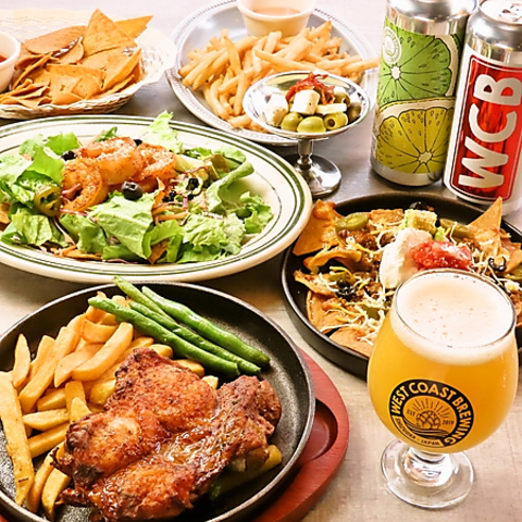 WCB直営ビアレストラン 日中はランチや昼飲み利用に。夜はグループやおひとりさまで