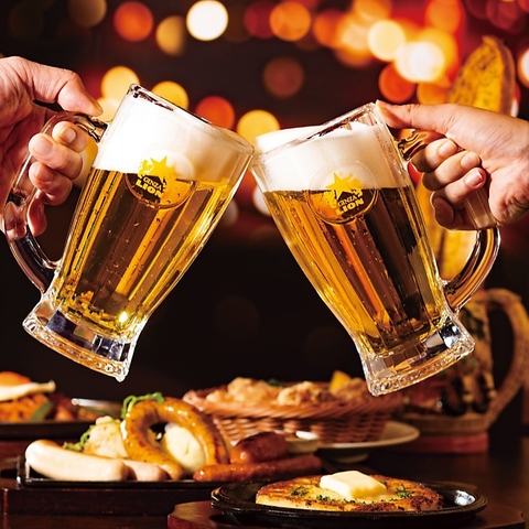 【ライオン王道】　ゴールデンＬＩＯＮコース料理6品+120分飲み放題付 6000円（税込）