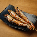 料理メニュー写真&nbsp;特大海老串　塩焼き