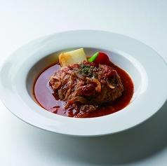 完熟トマトソース　にこみハンバーグ