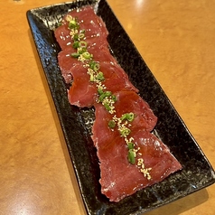 牛ハツ刺しごま塩和え