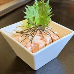 たたき山芋明太和え