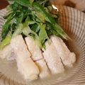 料理メニュー写真&nbsp;水炊き鶏と炭焼き燻し葱