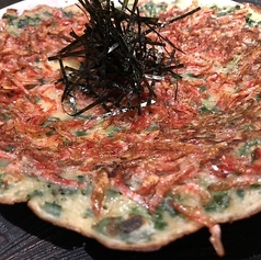 にら煎餅 醤油マヨネーズ