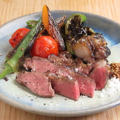 能登猪の肩ロース炭焼き