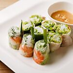 海老と豚肉の生春巻き(1本)