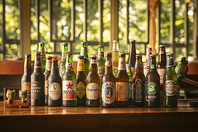 当店では世界のビールを取り揃えております