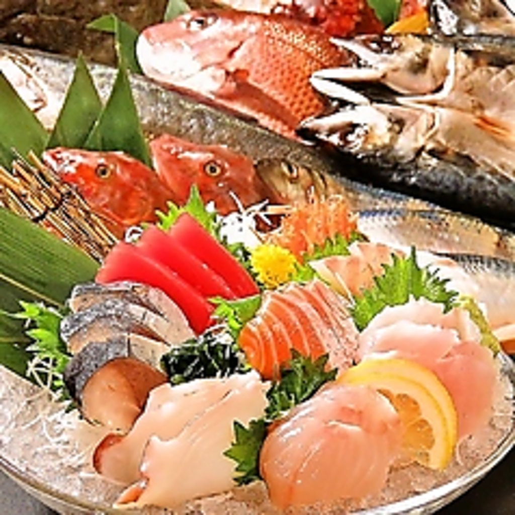 豪華な刺し盛り～お酒に合う一品までリーズナブル!ご宴会はゆったり2H飲み放題付き4000円～ご用意!