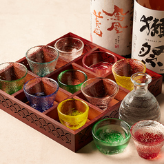 海鮮や創作料理に合った焼酎や日本酒を取り揃えました