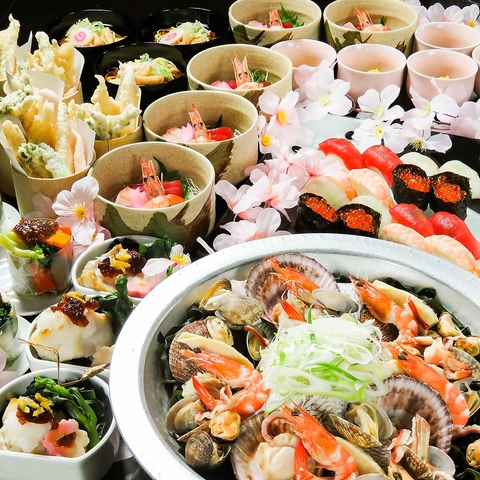 おまかせ料理と飲み放題セット  ３７００円（税込）