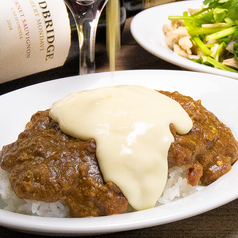 あふれるチーズのキーマカレー