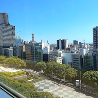 栄の街が一望できる松坂屋随一の景観