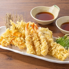 海老と穴子の天ぷら