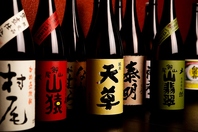 九州地酒の焼酎を20種類以上ご用意！