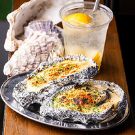 牡蠣と相性抜群のドリンクも種類豊富にラインナップ！