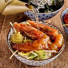 赤海老のわさび茶漬け