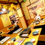 落ち着く掘りごたつ席は最大20名様までOK！宴会、2次会にどうぞ★活気溢れるアットホームな居酒屋