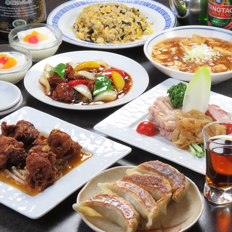 四川も広東も中国料理を楽しめます。お値段はお安いのに本格的でおいしい！