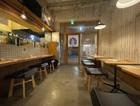 木のぬくもりの温かい清潔な空間