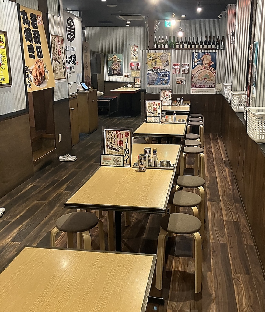 広々店内は大小宴会に対応しております。ご希望の宴会を串之家御幸町店でぜひ☆
