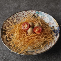 変わり種！原始風ポテトサラダ (煙)