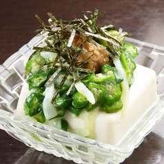 烏賊オクラ冷奴