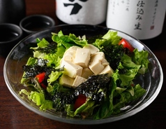 仙波豆腐のチョレギサラダ