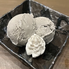 【新メニュー】黒胡麻アイス