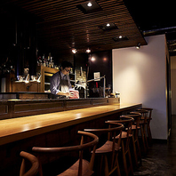 モダンで落ち着いた大人の空間。大切な方との語らいに◎