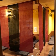 心置きなく過ごせる掘りごたつ席をご用意！