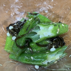 オクラと塩昆布の和え物