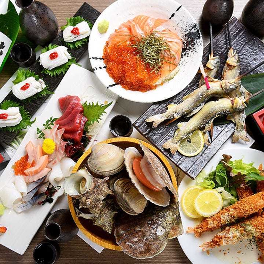 新鮮な海の幸を使用して丁寧にお料理をつくりげております。