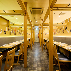 和の趣を感じる落ち着いた空間で宴会・飲み会。