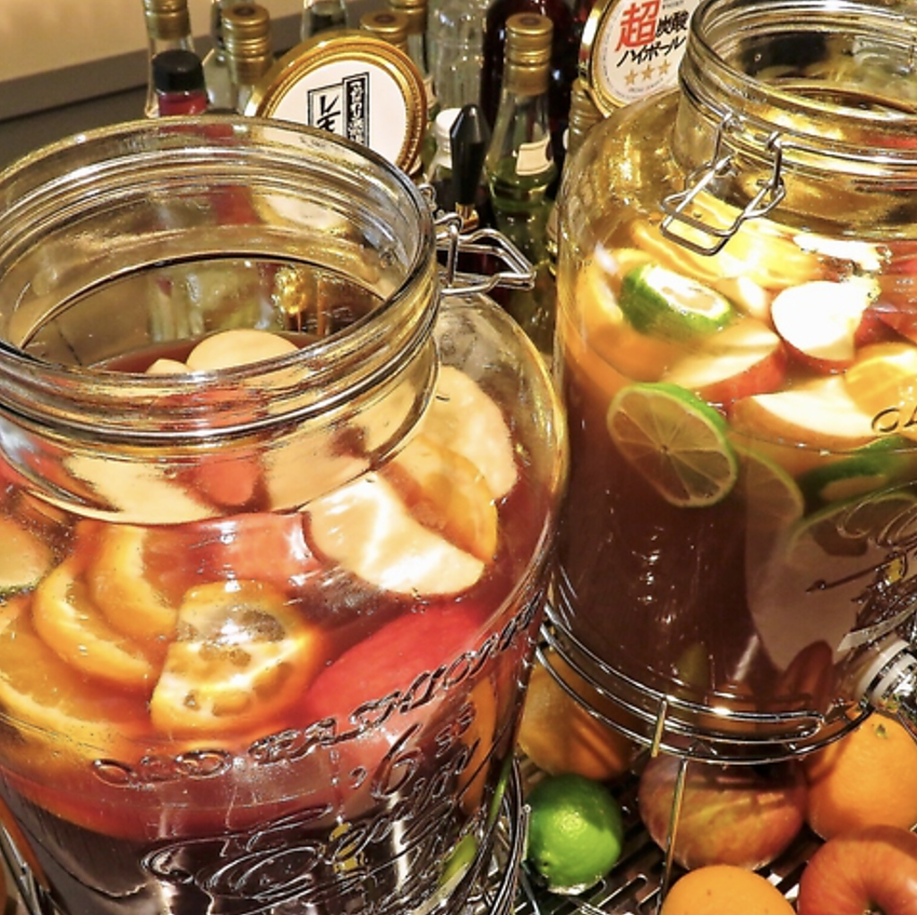 【Standard飲み放題】4種生ビールや自家製サングリア、100種以上のカクテルドリンクも飲み放題です!